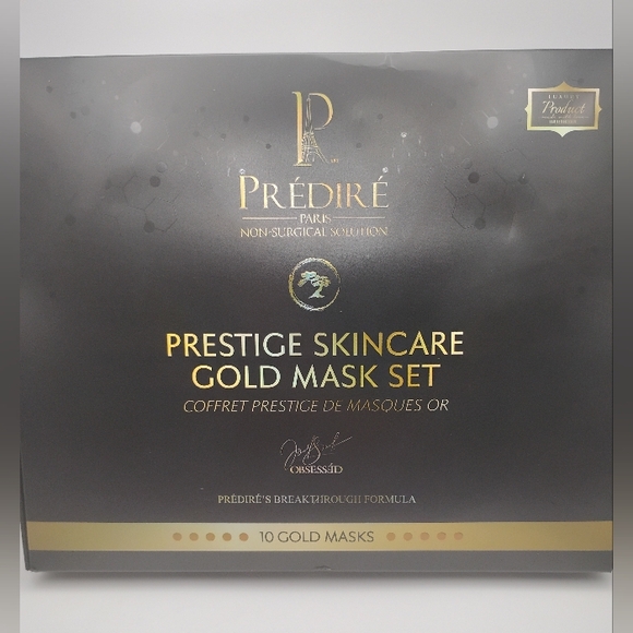Prédiré Paris Prestige Skincare Gold Mask Set Brand New In The Box - Picture 2 of 2